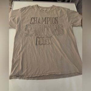 Champion Men's faded beige Tee